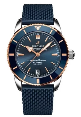 Breitling Superocean Heritage Blue Dial Rose Gold